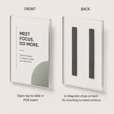 folder with magnets